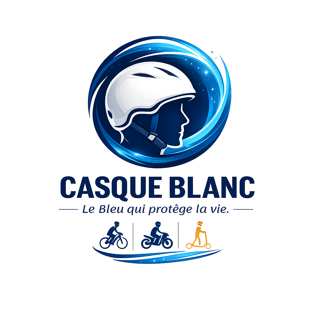 Logo Casque Blanc